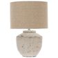 Creative Coop Cement Table Lamp in Distressed White, , large