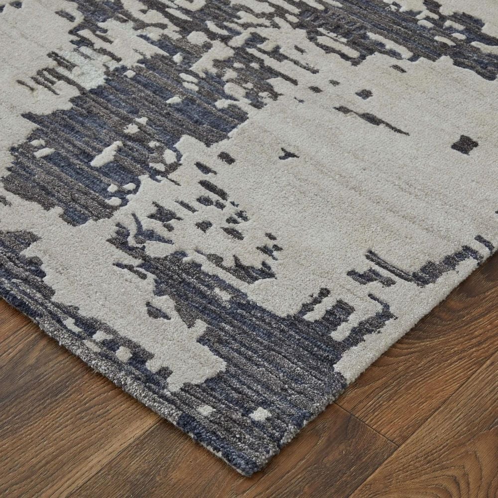 Feizy Zarah 12&#39; x 15&#39; Ivory and Charcoal Area Rug, , large