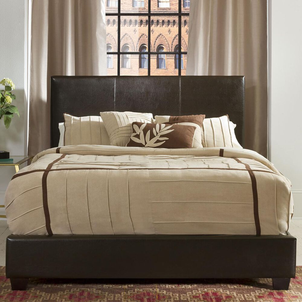 Crosley Furniture Drake King Bed Set in Brown, , large