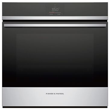 Fisher and Paykel 24" Electric Single Wall Oven with Electronic Touch Control in Black and Stainless Steel, , large