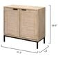 Splendor Living Milford 2-Door Accent Cabinet in Natural Wash and Black, , large