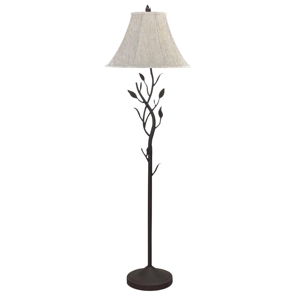 Cal Lighting 3-Way Floor Lamp in Black, , large
