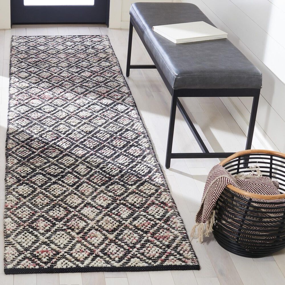 Safavieh Natura 2&#39;3&quot; x 9&#39; Ivory and Red Runner, , large