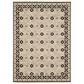 Oriental Weavers Acacia Beige and Black 7"10" x 10"10" Area Rug, , large