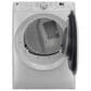 GE 7.8 Cu. Ft. Smart Front Load Gas Dryer in White, , large