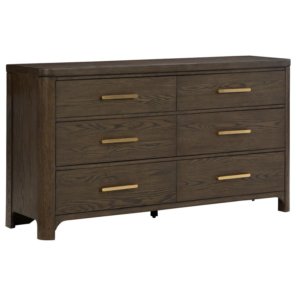 Ashley Radkin 6 Drawer Dresser in Burnished Brown, , large