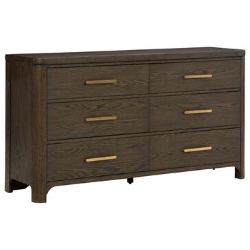 Ashley Radkin 6 Drawer Dresser in Burnished Brown, , large