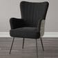 Emerald Home Furnishings Amera Accent Chair in Black and White, , large