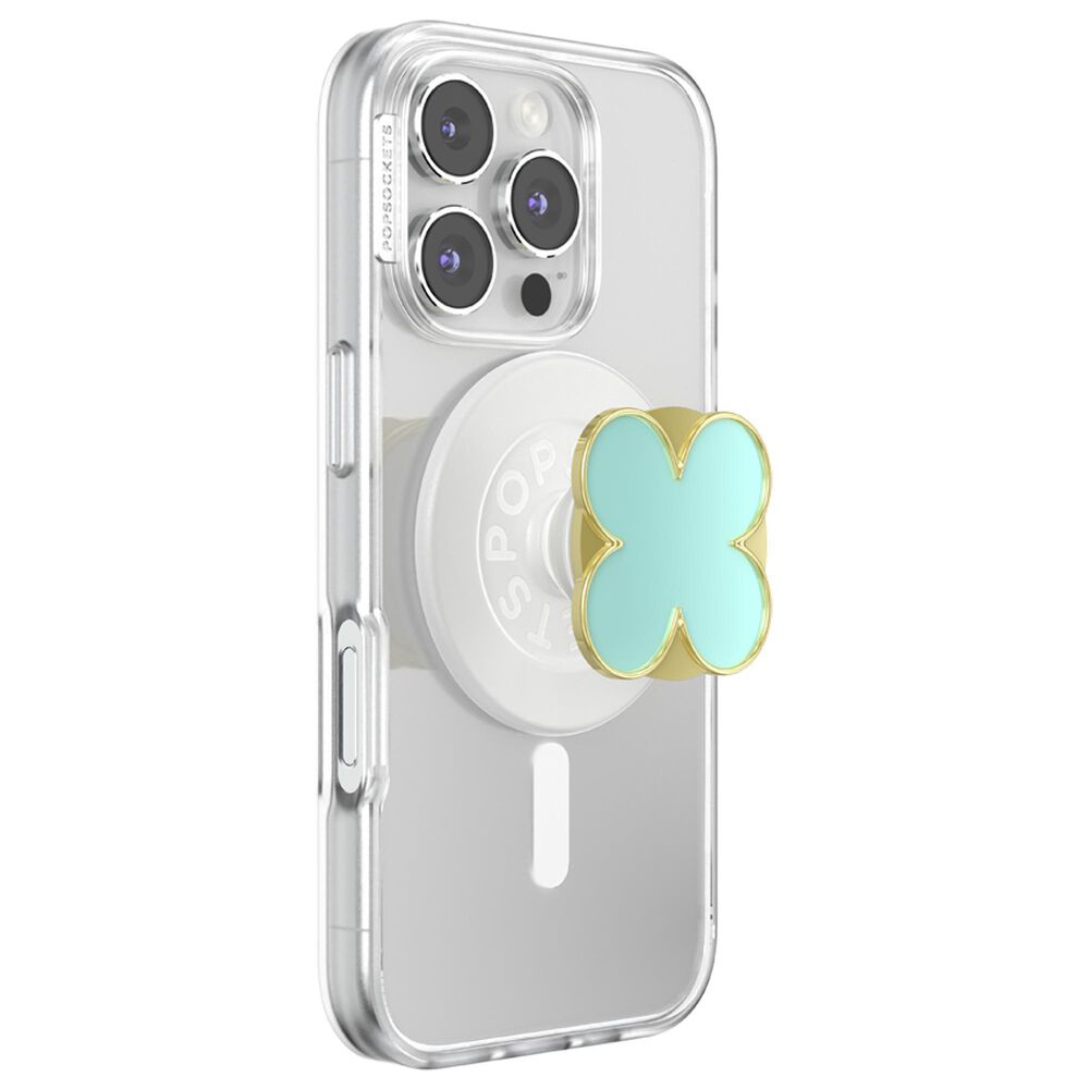 PopSockets MagSafe Circle PopGrip in Enamel Clover Mint, , large