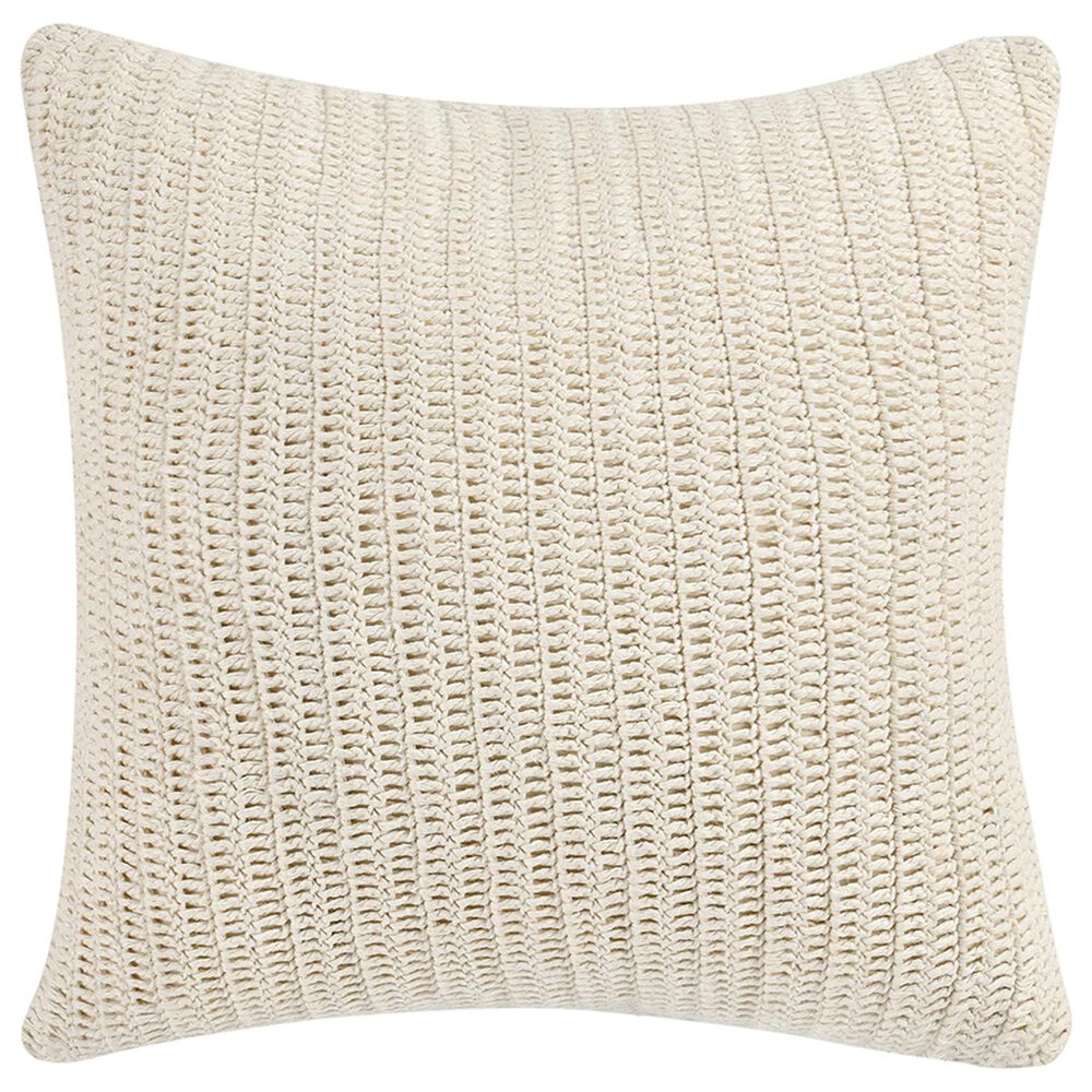 Classic Home Macie 22" Square Throw Pillow in Ivory, , large