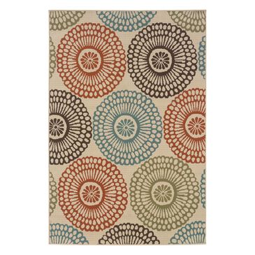 Oriental Weavers Montego 697J6 6"7" x 9"6" Beige Area Rug, , large