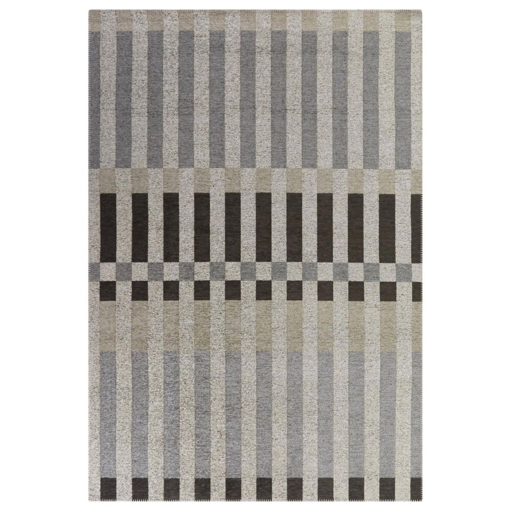 Balta Rugs Lanceray Striped 5"3" x 7" Grey Area Rug, , large