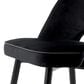 Eichholtz Cliff Upholstered Dining Side Chair in Roche Black Velvet, , large