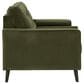 37B Reveon Lakes Stationary Loveseat in Olive Velvet, , large