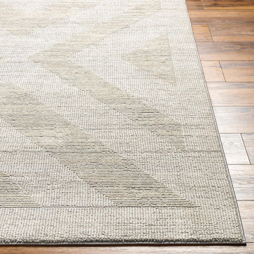 Surya Alder 1&#39;11&quot; x 3&#39;9&quot; Gray, Cream, Light Slate, Ivory, Tan and Taupe Area Rug, , large