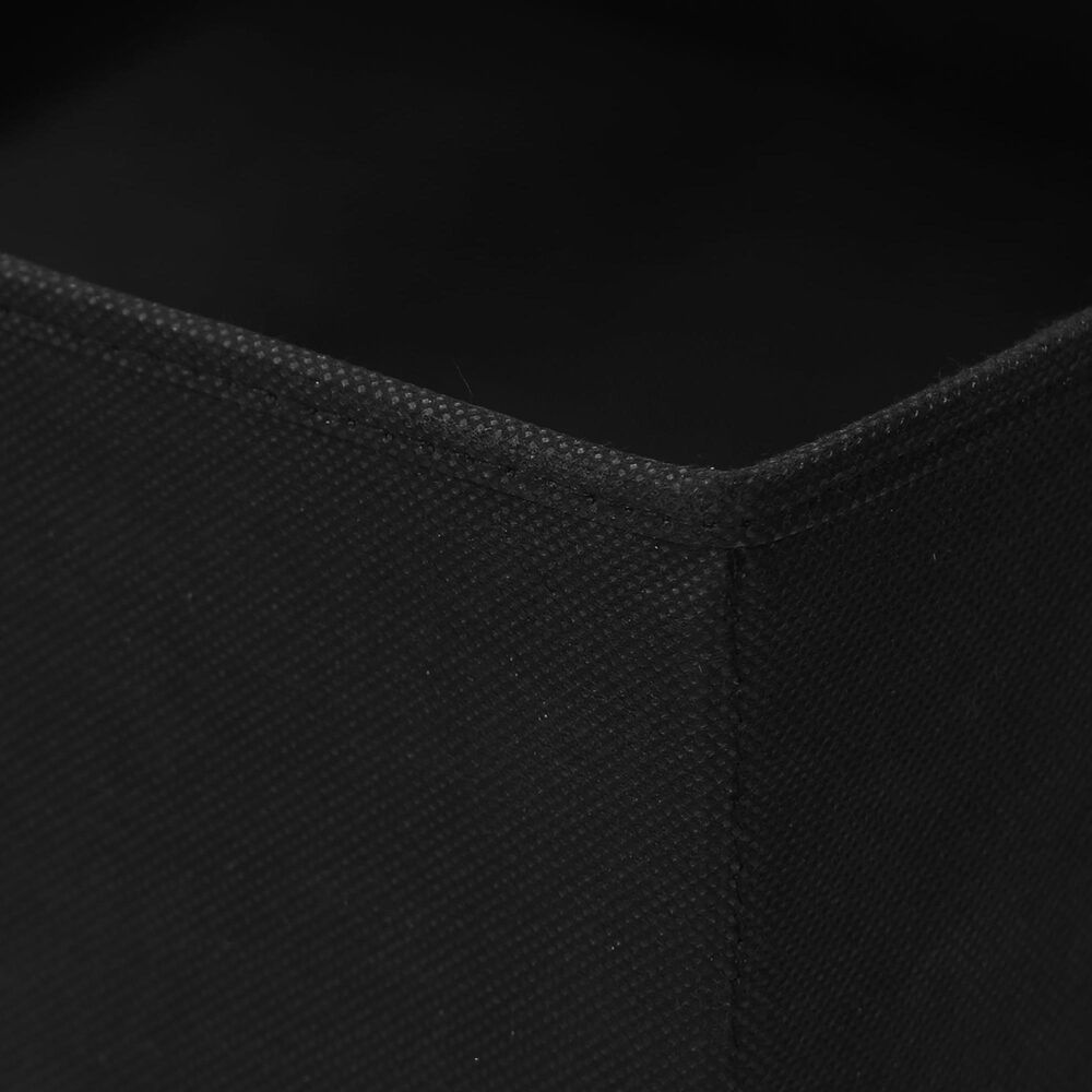 HOMLUX 3-Tier Multi-Purpose Bookcase with Two Bins in Dark Cherry and Black (Set of 2), , large