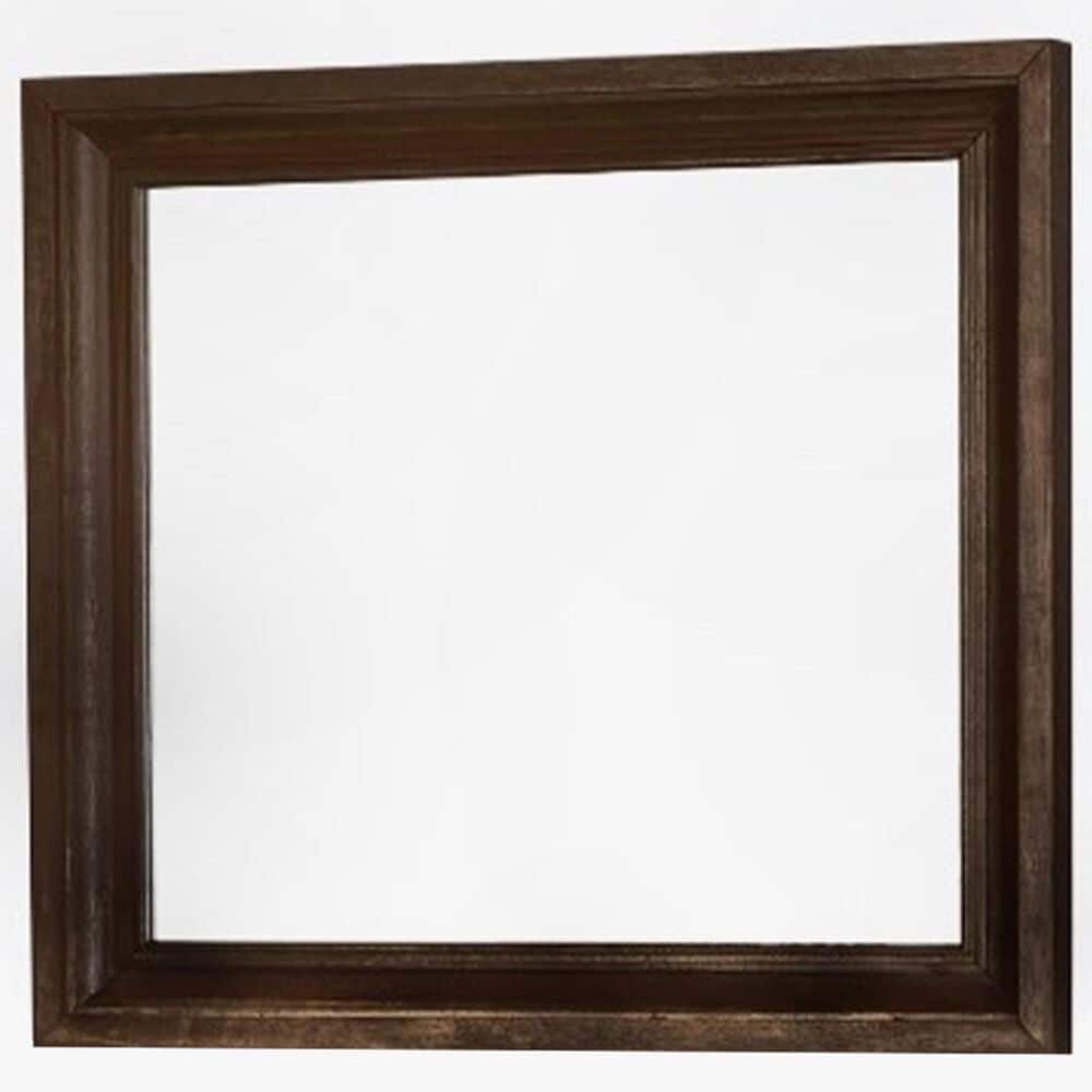 Napa Furniture Design Grand Louie Dresser Mirror in Ebony and Wheat, , large