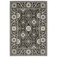 Oriental Weavers Raylan Oriental 2"3" x 7"6" Black Runner, , large