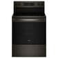 Whirlpool 5.3 Cu. Ft. Electric Range with Air Cooking Technology in Black-on-Stainless, , large
