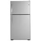 GE Appliances 21.9 Cu. Ft. Top-Freezer Refrigerator with ADA Compliant in Stainless Steel, , large