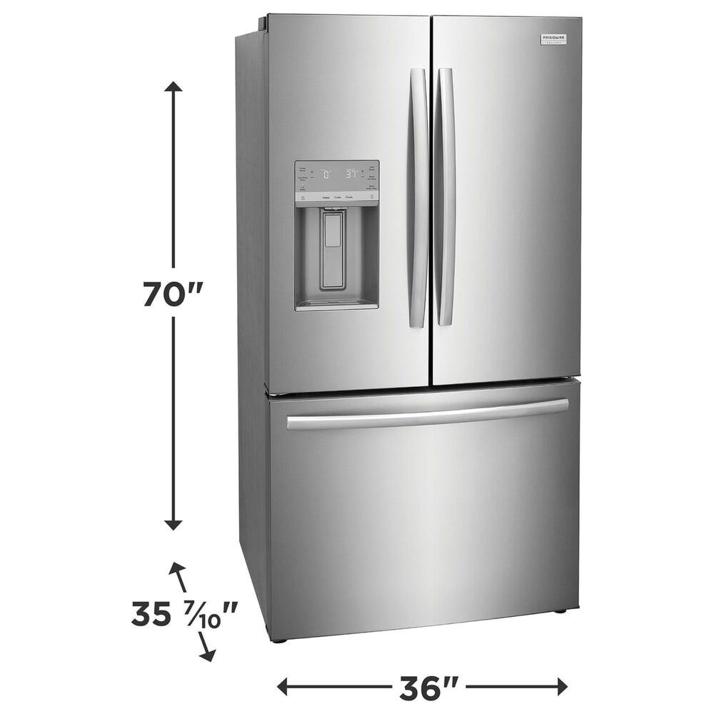 Frigidaire Gallery Gallery 27.8 Cu. Ft. Standard-Depth French Door Refrigerator in Stainless Steel, , large