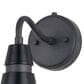 Vaxcel Buena Park 1-Light Outdoor Wall Sconce in Vintage Black and Matte White, , large