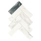 Dal-Tile Gamma Illusive 10"" X 15"" HERRING Natural Stone Mosaic Sheet, , large