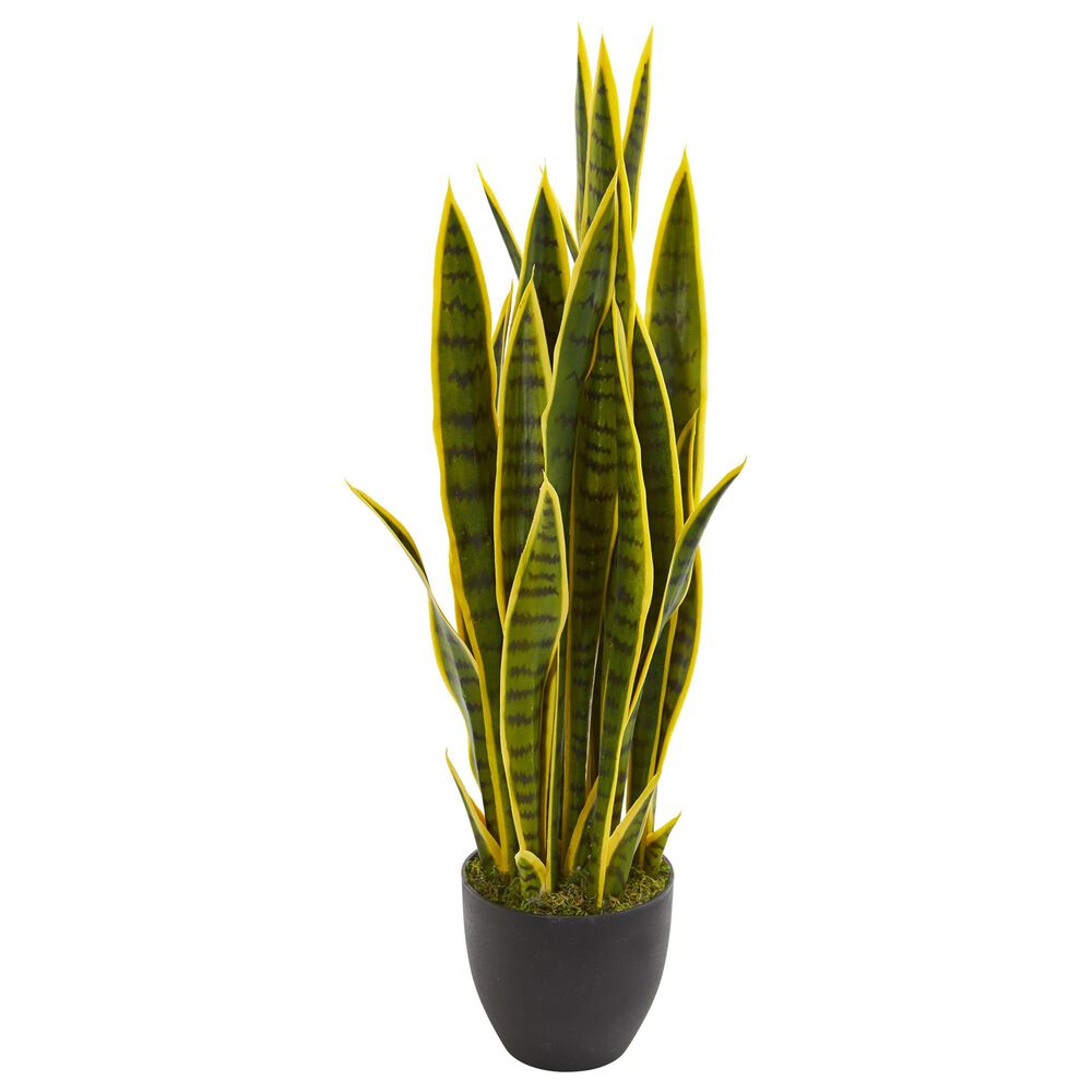 Nearly Natural Inc 33" Sansevieria Artificial Plant, , large
