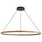 Golden Lighting Veritas 47" 1-Light Chandelier in Driftwood, , large