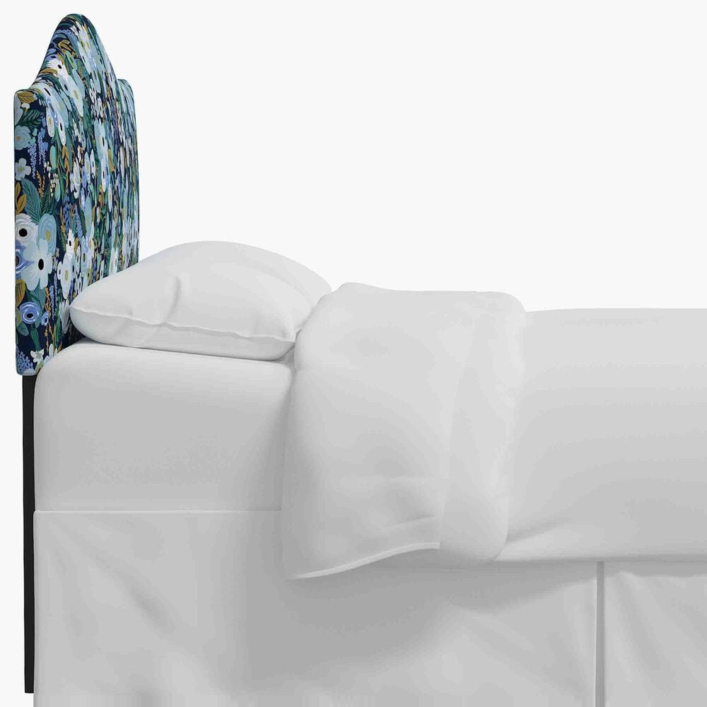 Skyline Furniture Mayfair California King Headboard in Garden Party Blue, , large