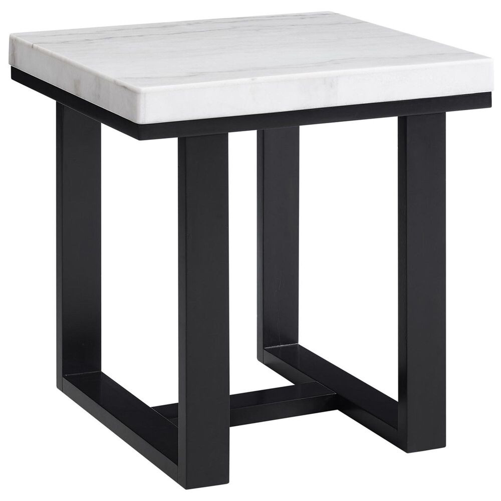 Crystal City Lucca End Table in Ebony and White, , large