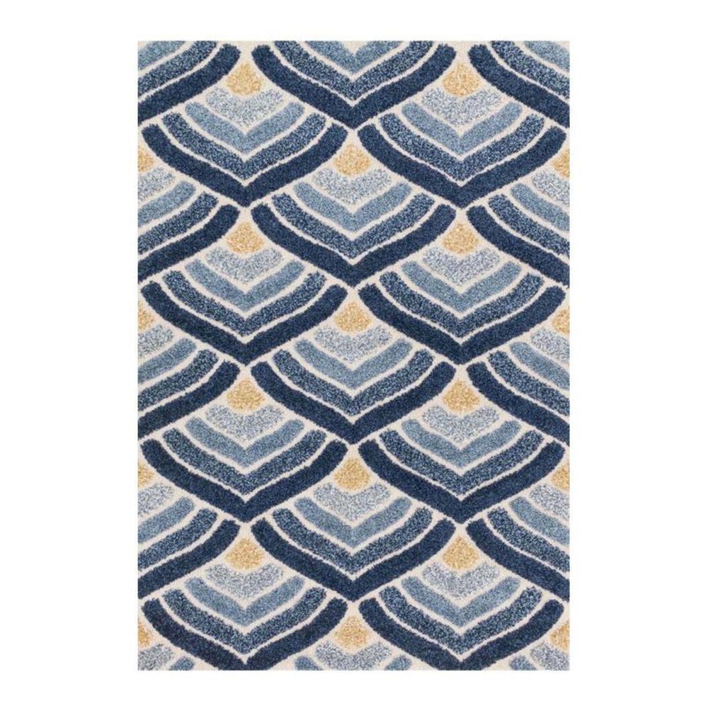 Loloi Enchant EN-18 5"3" x 7"7" Ivory/Blue Area Rug, , large