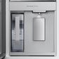 Samsung Bespoke Bespoke 23 Cu. Ft. Counter Depth 4-Door French Refrigerator with Family Hub and Top Left Panel in Charcoal Glass and Matte Black Steel Middle and Bottom Panels, , large