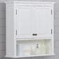 Timberlake Dorset 29" Dorset Over Toilet Hutch with Mixed Storage in White, , large