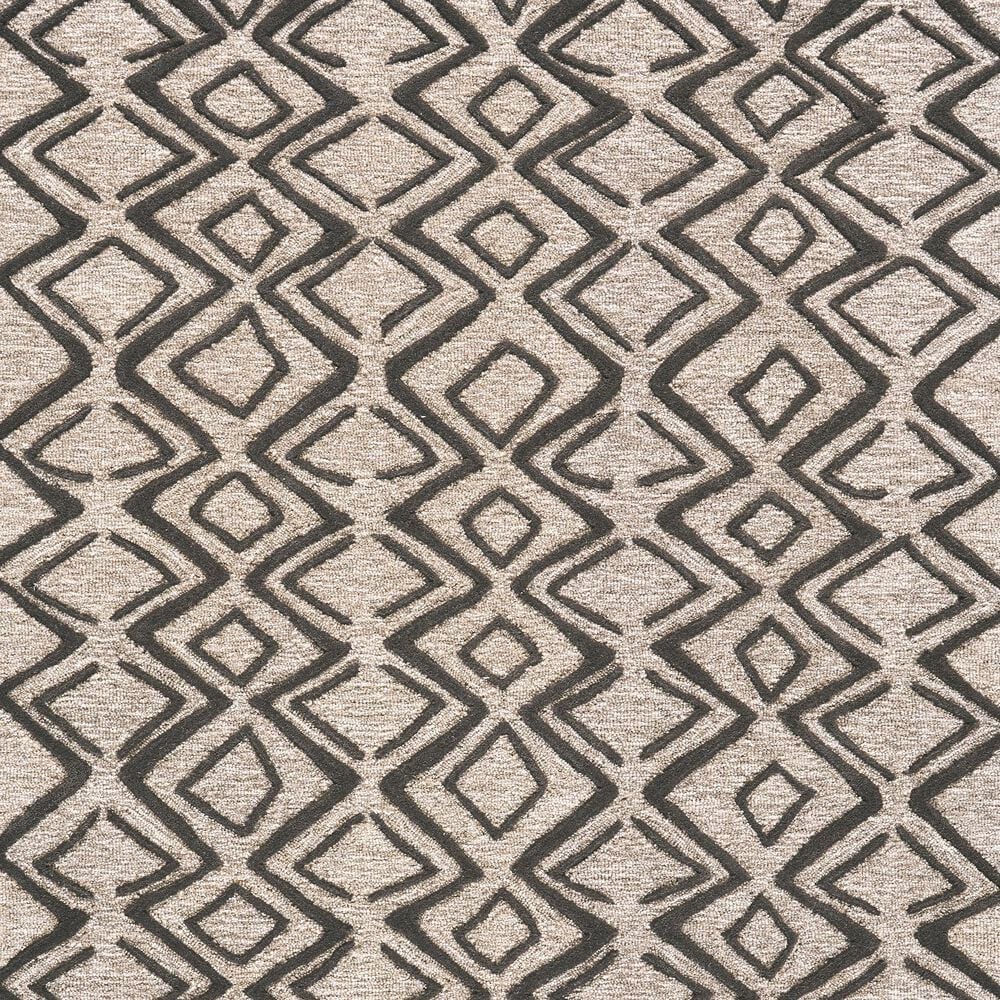 Feizy Enzo 9&#39;6&quot; x 13&#39;6&quot; Charcoal and Taupe Area Rug, , large