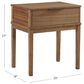 Riva Ridge Cyrus 1 Drawer Nightstand in Almond Bisque, , large