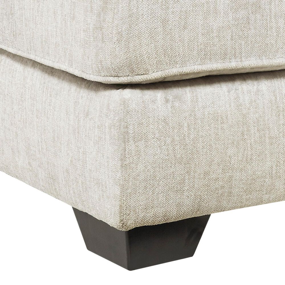 Ashley Rawcliffe Oversized Accent Ottoman in Parchment, , large