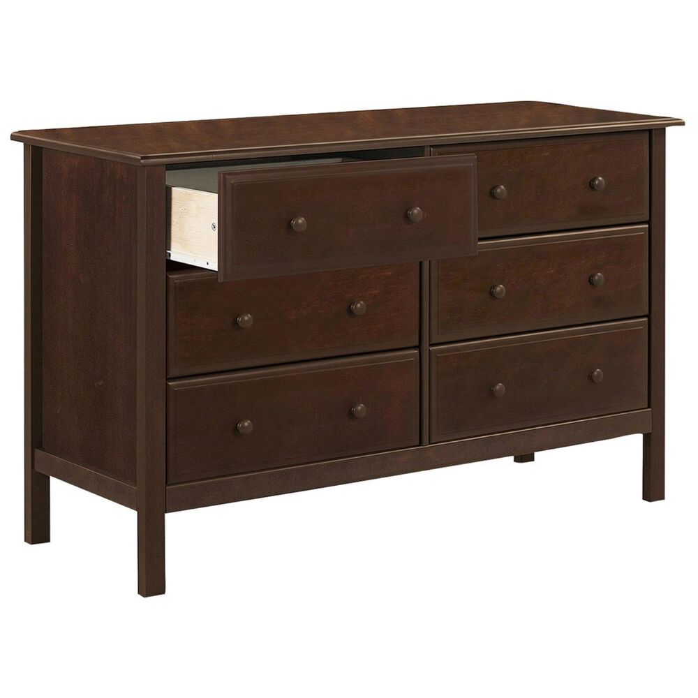 DaVinci Jayden 6 Drawer Double Dresser in Espresso NFM