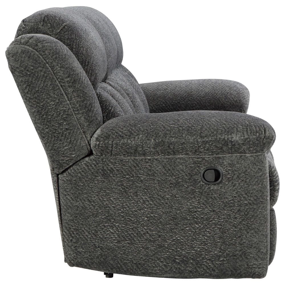 Ashley Frohn Manual Reclining Sofa in Graphite, , large