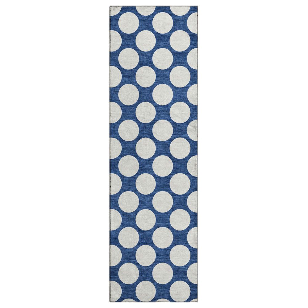 Dalyn Rug Company The Reserve TR13 Navy 2"3" x 7"6" Indoor/Outdoor Runner, , large
