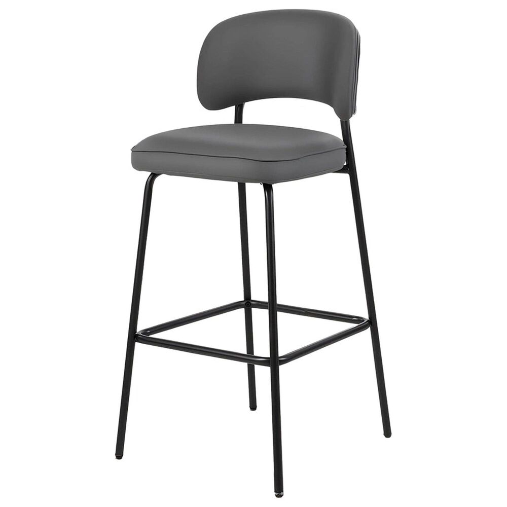 New Heritage Design Blythe Bar Stool in Black, , large