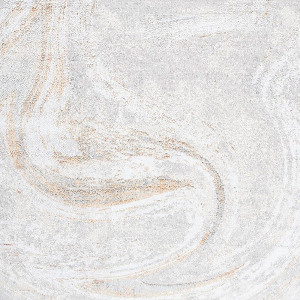Safavieh Orchard ORC617 6&#39;7&quot; Round Grey and Gold Area Rug, , large