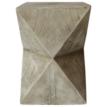 Noble House Waylon Patio Accent Table in Light Gray - Table Only, , large