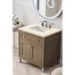 James Martin Vanities Chicago 30" Single Bathroom Vanity in Whitewashed Walnut with 3 cm Eternal Marfil Quartz Top and Rectangular Sink, , large