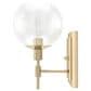 Hunter Xidane 1-Light Wall Sconce in Alturas Gold, , large