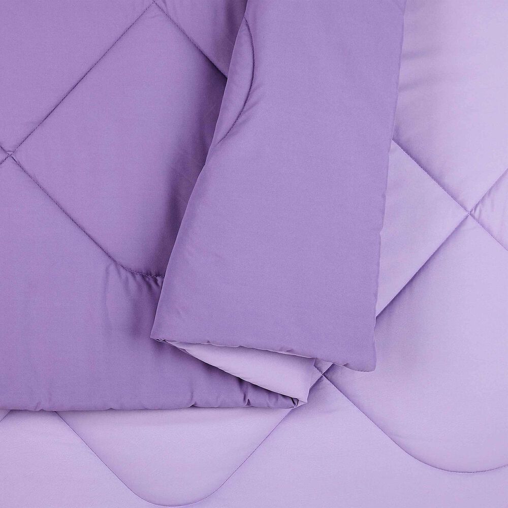 Peking Handicraft Iris 2-Piece Twin/Twin XL Comforter Set in Purple, , large