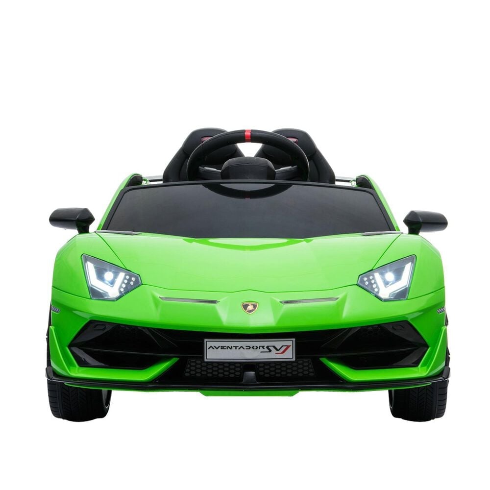 Best Ride On Cars Lamborghini SVJ Green with 12v Battery, , large