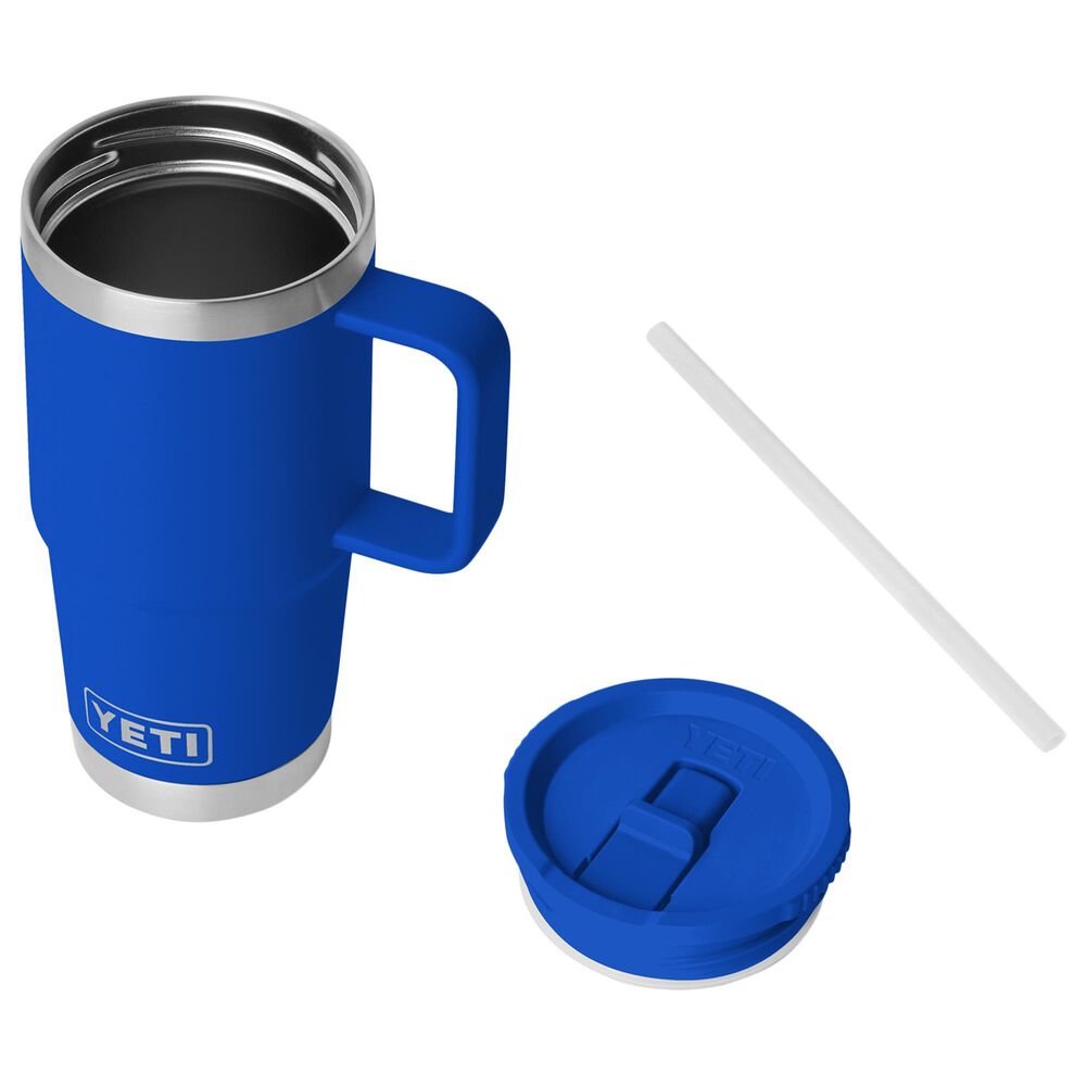 YETI Rambler 20 Oz Travel Straw Mug with Color-Matched Straw Lid in Royal Blue, , large