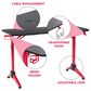 CorLiving Conqueror Gaming Desk in Black, , large
