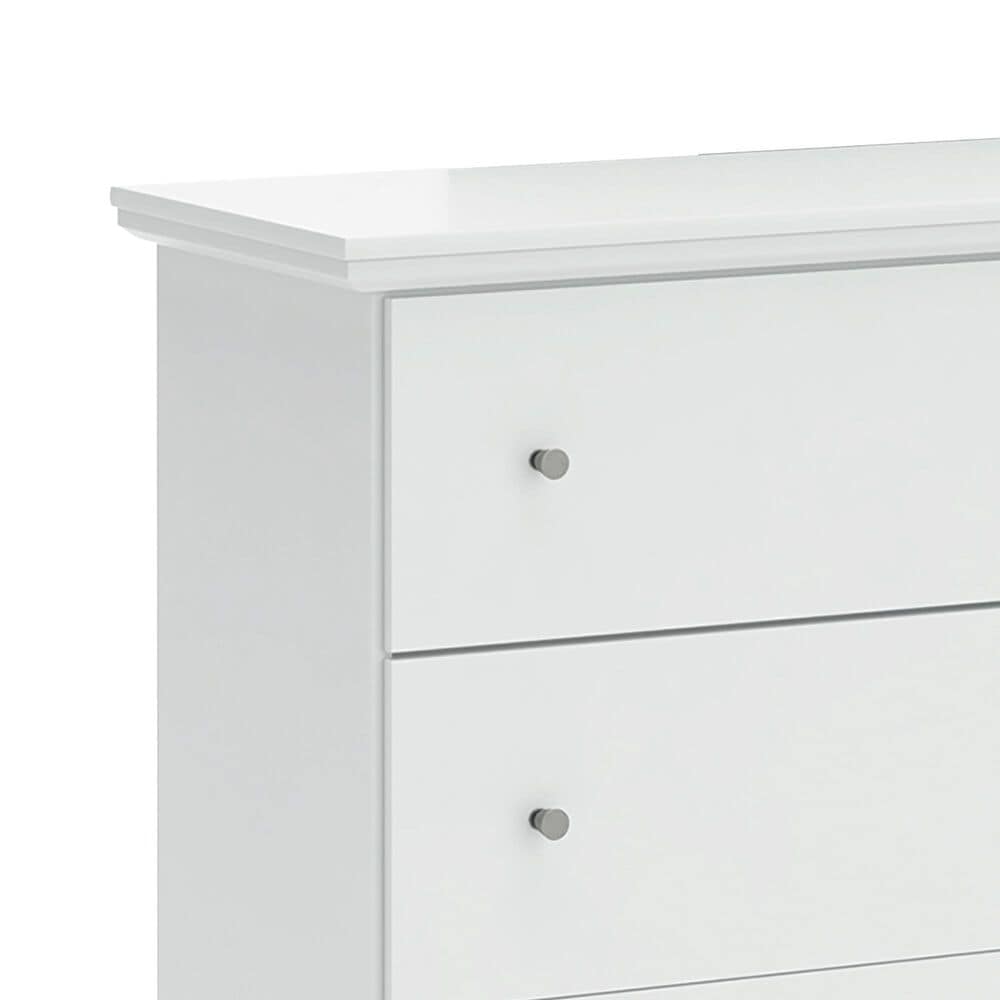 Ashley Bostwick Shoals 5-Piece Full Panel Bedroom Set in White, , large